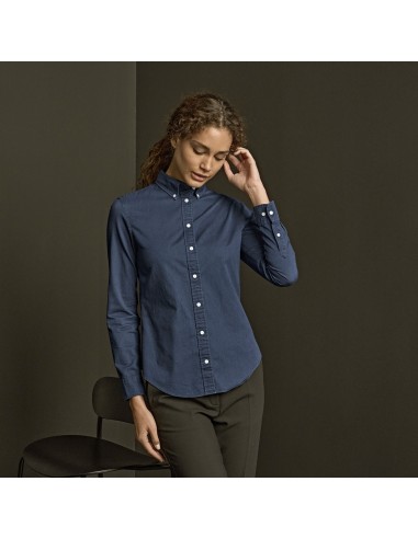TEE-4003-Womens Casual Twill Shirt
